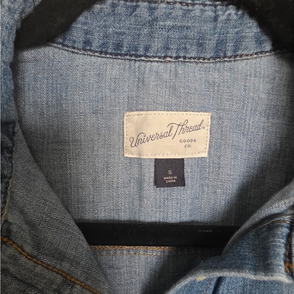Universal Thread Blue Denim Romper - Picture 1 of 7